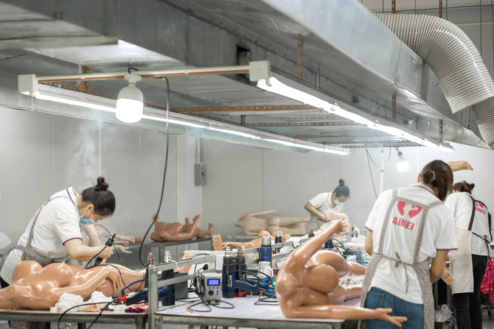 AIBEI team at work in the production facility