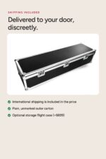 Discreet international shipping included with Bespoke orders